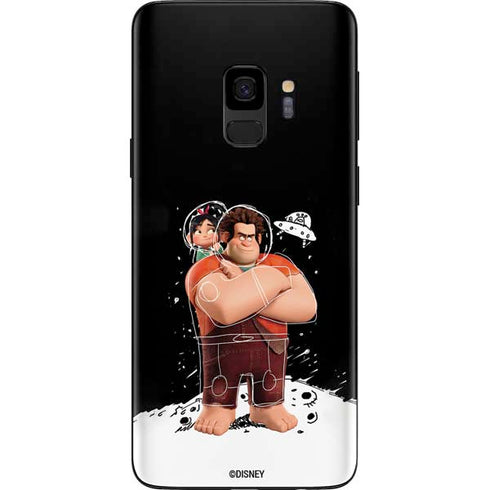 Disney Wreck-it Ralph And Vanellope Space Sketch Galaxy S9 Skin
